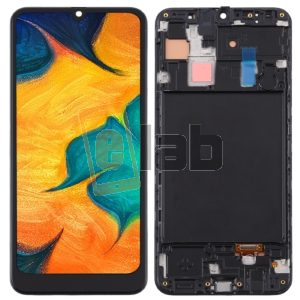 DISPLAY - LCD COMPATIBILE SAMSUNG GALAXY A30 TFT NERO CON FRAME A305F