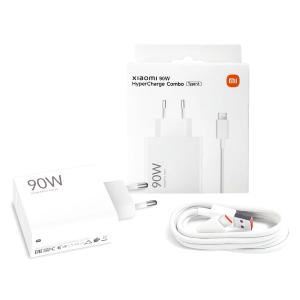 TRAVEL XIAOMI CHARGER COMBO 90W + CAVO USB-C BIANCO BHR07ZBEU - BLISTER RETAIL