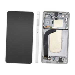 DISPLAY LCD PER SAMSUNG S937B S25 EDGE 5G SILVER / TITANIUM SILVER / TITANIUM ICYBLUE CON FRAME GH82-37224A
