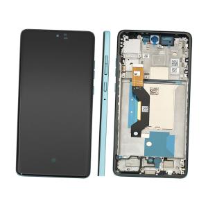 DISPLAY LCD PER MOTOROLA XT2503-4 MOTO EDGE 60 FUSION 5G VERDE / AMAZONITE CON FRAME 5D68C29879