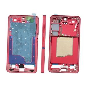 COVER CENTRALE S931B S25 5G ROSSO / CORAL RED GH82-36328G - SERVICE PACK