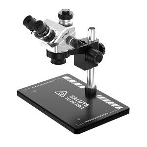MICROSCOPIO LUOWEI LW-TR01-B3TV TRINOCULARE 7-50X CON INTERFACCIA 0.5CTV E BASE IN ALLUMINIO