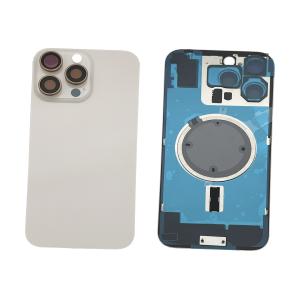BACK COVER PER IPHONE 16 PRO MAX GOLD COMPATIBILE