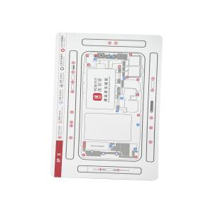 PAD MAGNETICO CON SCHEMATIC VITI PER IPHONE X / XR YCS