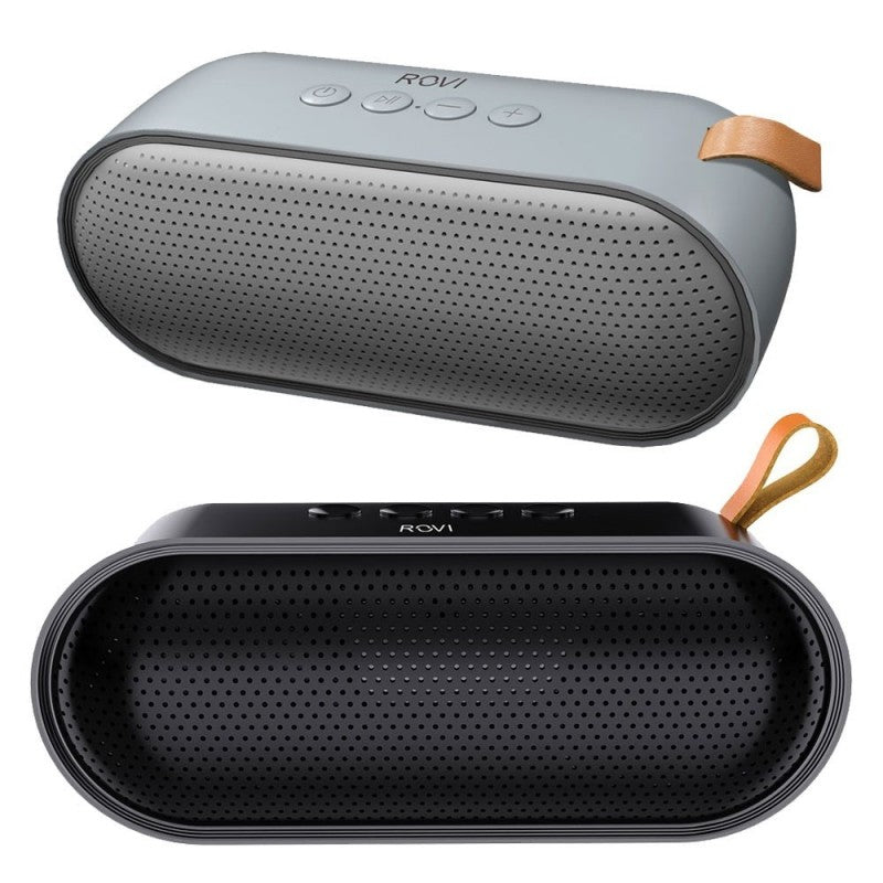 ROVI Speaker Wireless 3W RS01 Cassa Bluetooth Con Batteria 1200mAh | Nero e Silver