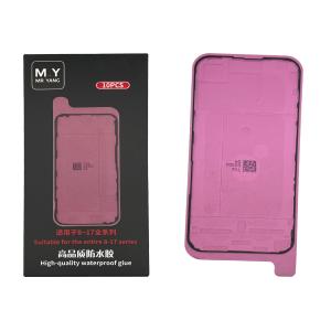 ADESIVO DISPLAY PER IPHONE 15 PRO MAX NERO (LOTTO 10PZ) (M.Y Mr.Yang)