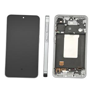 DISPLAY LCD PER SAMSUNG A566B A56 5G GRIGIO / AWESOME LIGHTGRAY CON FRAME GH82-36829B (ASSEMBLED) - SERVICE PACK