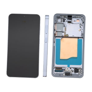 DISPLAY LCD PER SAMSUNG S931B S25 5G BLU / ICY BLUE CON FRAME GH82-36329C (ASSEMBLED) - SERVICE PACK