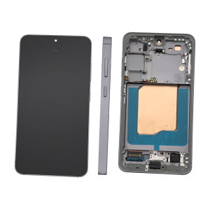 DISPLAY LCD PER SAMSUNG S931B S25 5G SILVER SHADOW CON FRAME GH82-36329A (ASSEMBLED) - SERVICE PACK