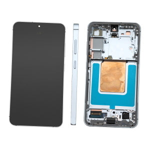 DISPLAY LCD PER SAMSUNG S921B S24 5G BLU / SAPPHIRE BLUE CON FRAME GH82-33287F (ASSEMBLED) - SERVICE PACK
