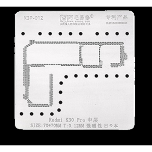 STENCIL PER REBALLING LAYER XIAOMI REDMI K30 PRO 0.12 MM AMAOE