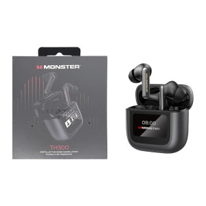 CUFFIE AURICOLARI BLUETOOTH MONSTER TH300 HANDSFREE IN-EAR NERO - BLISTER RETAIL