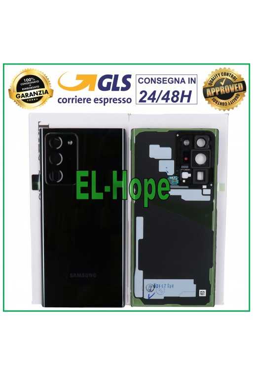 CASE POSTERIORE BATTERIA ORIGINALE SAMSUNG GALAXY NOTE 20 5G ULTRA SM-N986 NERO