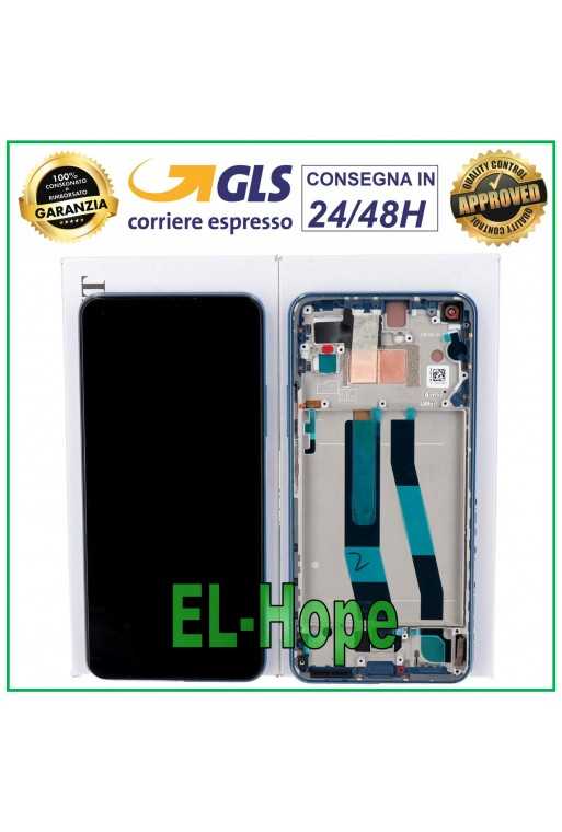 DISPLAY LCD ORIGINALE FRAME XIAOMI MI 11 LITE 4G 5G NE M2101K9AG TOUCH VETRO BLU