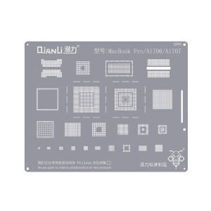 STENCIL 2D PER MACBOOK PRO/A1706/A1707 QS95 QIANLI