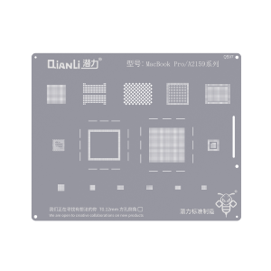 STENCIL 2D PER MACBOOK PRO A2159 QS97 QIANLI