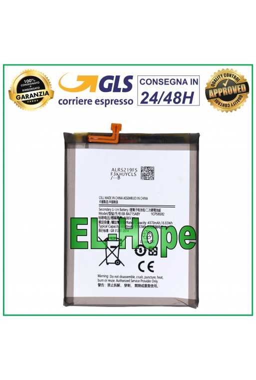 BATTERIA EB-BA715ABY PER SAMSUNG GALAXY A71 SM-A715 SM-A715F 4500 mAh BATTERY