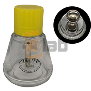 BOTTIGLIA DISPENSER IN VETRO PER LIQUIDO RL-055 RELIFE