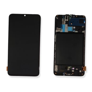 DISPLAY LCD SAMSUNG SERVICE PACK SM-A705 - A70 NERO CON FRAME