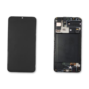 DISPLAY LCD SAMSUNG SERVICE PACK SM-M307 - M30S - M215 - M21 NERO CON FRAME