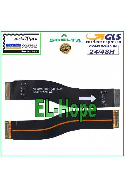 FLAT CONNESSIONE SCHEDA MADRE CONNETTORE DOCK CARICA SAMSUNG GALAXY S21 SM-G991