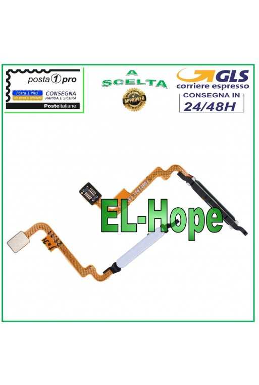 FLAT FLEX TASTO ACCENSIONE IMPRONTA FINGERPRINT XIAOMI REDMI NOTE 10S 4G SILVER