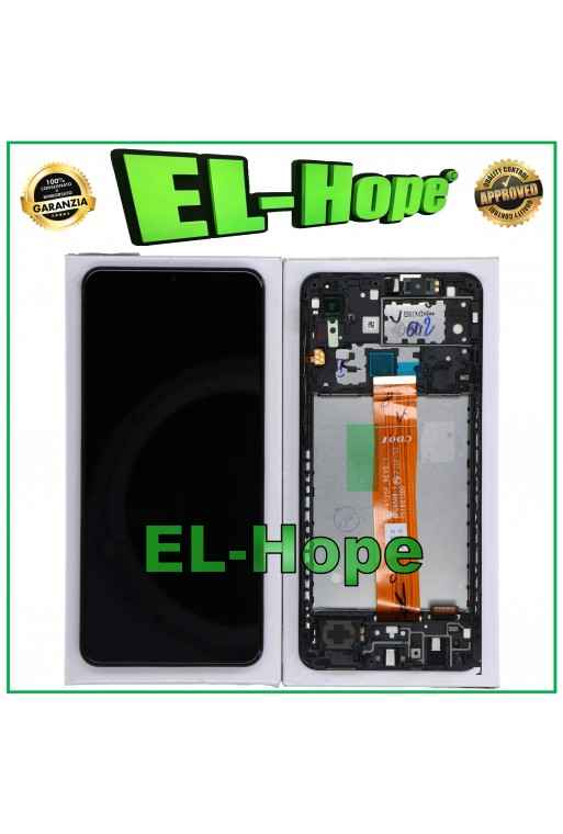 DISPLAY ORIGINALE FRAME SAMSUNG A02 SM-A022 TOUCH SCREEN VETRO NERO GH82-25249A