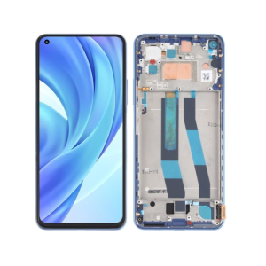 DISPLAY - LCD XIAOMI MI 11 LITE 4G/5G BLU CON FRAME OLED M2101K9AG
