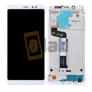 DISPLAY - LCD XIAOMI REDMI NOTE 5 / REDMI NOTE 5 PRO BIANCO CON FRAME