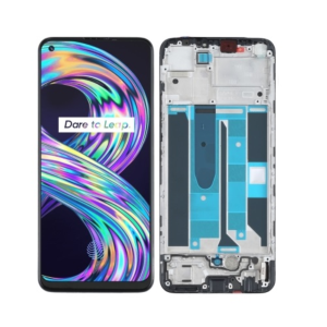 DISPLAY - LCD OPPO REALME 8 PRO NERO CON FRAME OLED RMX3081
