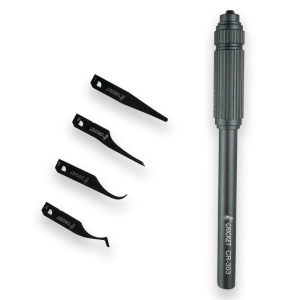 KIT BISTURI - 4 LAME PER RIPARAZIONE CPU DI ALTA PRECISIONE A.B.C.D. CR-308 CRICKET
