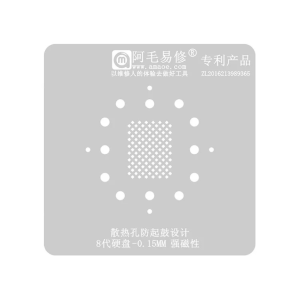 STENCIL PER REBALLING IPHONE 12 / PRO / PRO MAX / MINI U-IP8 0.15 MM AMAOE