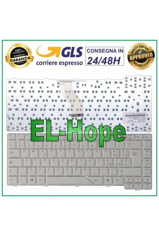 TASTIERA ITALIANA PER NOTEBOOK ACER 5920 5720 6935 4930 4520 4710 BIANCA