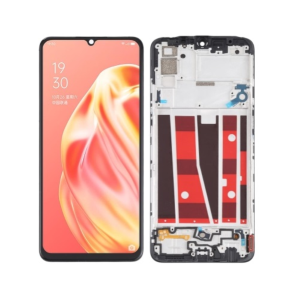 DISPLAY - LCD OPPO A91 OLED NERO CON FRAME CPH2021