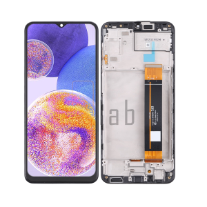 DISPLAY - LCD COMPATIBILE SAMSUNG A23 4G NERO CON FRAME SM-A235F