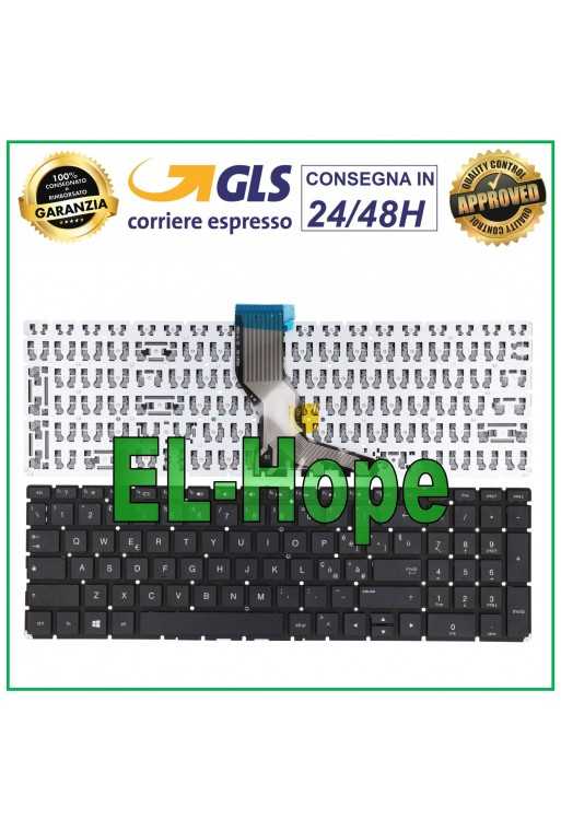 TASTIERA ITALIANA KEYBOARD PER NOTEBOOK HP PAVILION SERIE 15-BS BW CC CB NERA