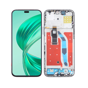 DISPLAY - LCD HONOR X8B BOOST - HONOR 200 LITE OLED NERO CON FRAME LLY-LX1 LX2 LX3 NX1
