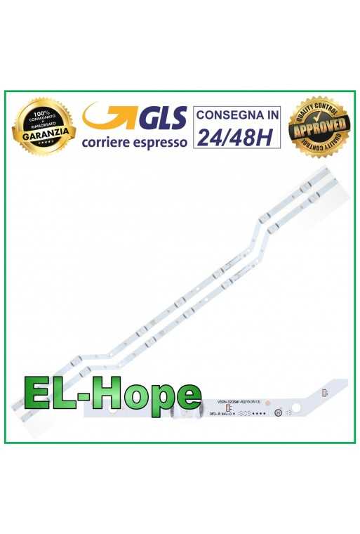 KIT 2 BARRE 7 LED TV 32&amp;quot; SAMSUNG LB899 UN32J5003 UN32J5190 UN32M5300 UN32J5205A