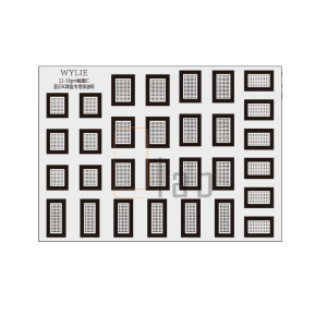 STENCIL PER SOLDER MASK PER IC DISPLAY E IC TOUCH WYLIE