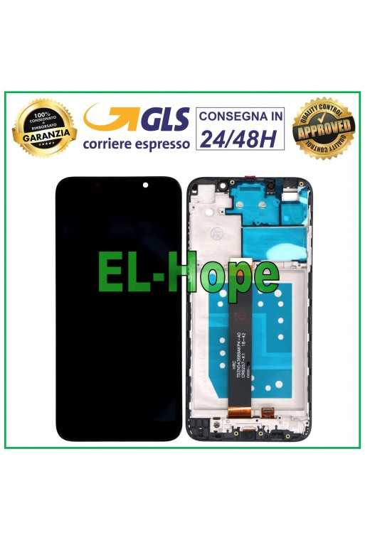 DISPLAY TOUCH LCD + FRAME PER MOTOROLA MOTO E6 PLAY XT-2029 XT2029 VETRO SCHERMO