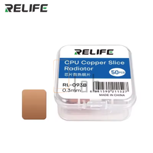 DISSIPATORE DI CALORE IN RAME 0.3MM RL-093C RELIFE - 50 PEZZI
