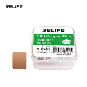 DISSIPATORE DI CALORE IN RAME 0.5MM RL-093C RELIFE - 50 PEZZI