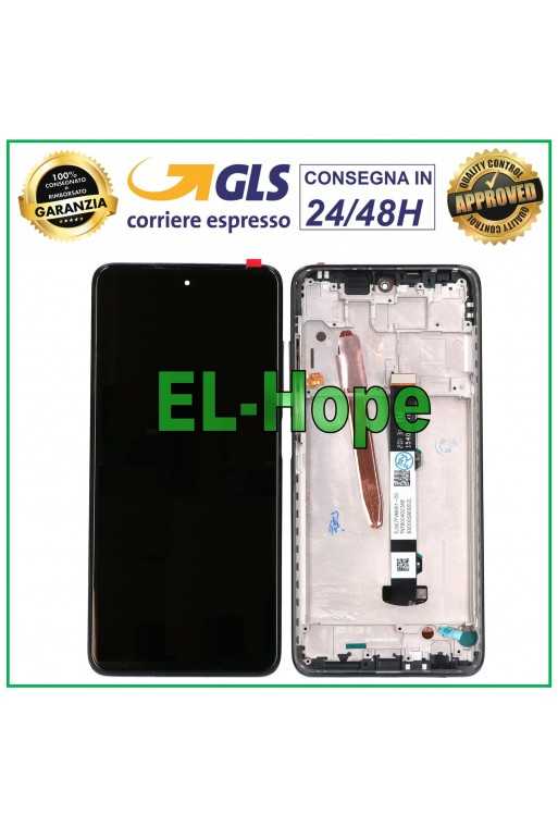 DISPLAY LCD + FRAME PER XIAOMI POCO X3 M2007J20CG M2007J20CT TOUCH SCREEN NERO