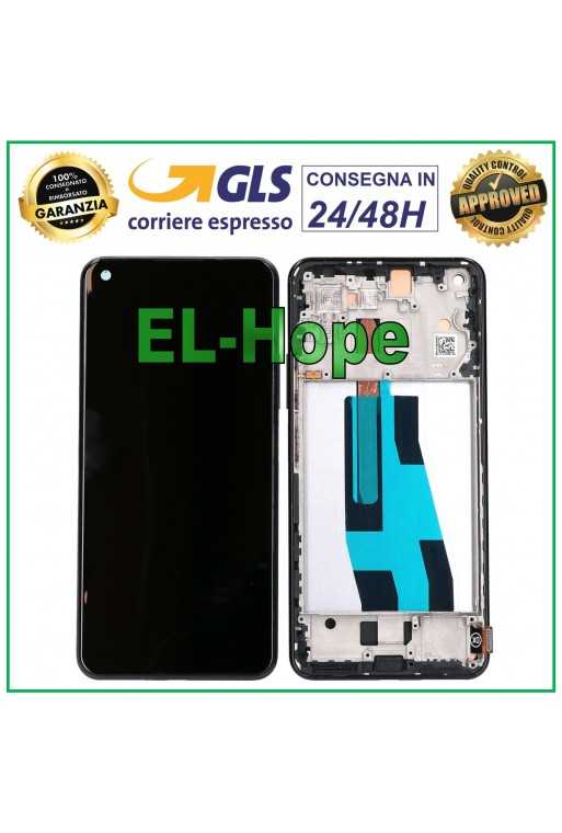 DISPLAY TFT + FRAME PER XIAOMI MI 11 LITE 4G 5G NE M2101K9AG TOUCH SCREEN NERO