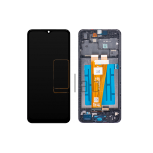 DISPLAY LCD SAMSUNG SERVICE PACK SM-A045 - A04 2022 NERO CON FRAME