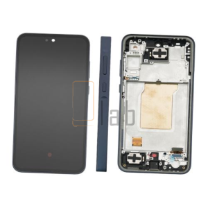 DISPLAY LCD SAMSUNG SERVICE PACK A35 5G 2024 BLACK / NAVY NERO CON FRAME - SM-A356