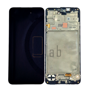 DISPLAY LCD SAMSUNG SERVICE PACK A16 4G 2024 NERO CON FRAME SM-A165