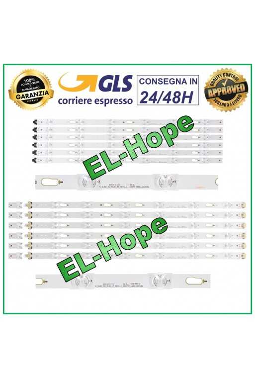 KIT 12 BARRE LED TV 50&amp;quot; SAMSUNG UA50K / UE50K / UA50MU / UE50MU / UN50MU /UN50KU
