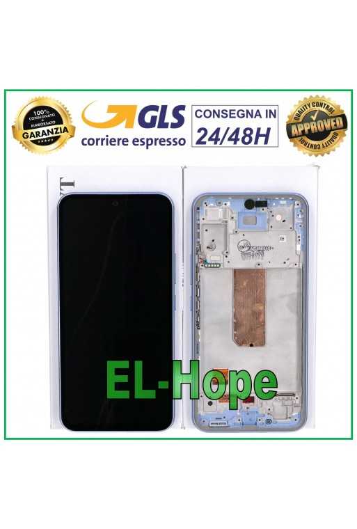 DISPLAY LCD TOUCH ORIGINALE SAMSUNG A54 5G 2023 SM-A546 FRAME VIOLA GH82-31231D