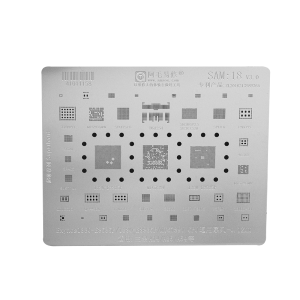 STENCIL PER REBALLING BGA CPU SAMSUNG GALAXY A14 / A25 / A54 EXYNOS 1330 / E8835P / MT6789V 0.12 MM SAM18 V3.0 AMAOE